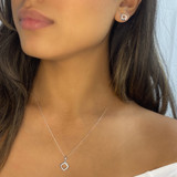 Photo of Anne 1/10 CT. T.W. Lab Grown Diamond Pendant 10K Rose Gold [CP1903R]