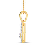 Photo of Ava 1/10 CT. T.W. Lab Grown Diamond Pendant 14K Yellow Gold [CP1904Y]
