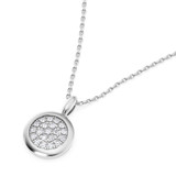 Photo of Cary 1/20 Carat T.W. Lab Grown Diamond Pendant 10K White Gold [CP1912W]