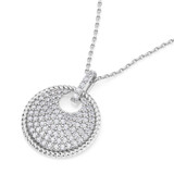 Photo of Brina 1/5 CT. T.W. Lab Grown Diamond Pendant 14K White Gold [CP1908W]