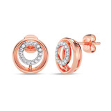 Photo of Bertha 1/10 CT. T.W. Lab Grown Diamond Earring 14K Rose Gold [CE1906R]