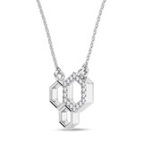 Photo of Tiara 1/15 Carat T.W. Lab Grown Diamond Pendant 14K White Gold [CP1899W]