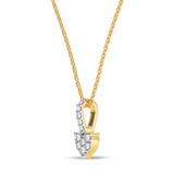 Photo of Rosel 1/20 CT. T.W. Lab Grown Diamond Pendant 10K Yellow Gold [CP1897Y]