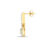 Photo of Agatha 3/8 CT. T.W. Lab Grown Diamond Earring 14K Yellow Gold [CE1900Y]