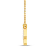 Photo of Tiara 1/15 Carat T.W. Lab Grown Diamond Pendant 10K Yellow Gold [CP1899Y]