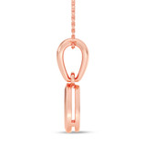 Photo of Beatrix 1/7 CT. T.W. Lab Grown Diamond Pendant 14K Rose Gold [CP1905R]