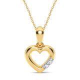 Photo of Alice 1/20 Carat T.W. Lab Grown Diamond Pendant 10K Yellow Gold [CP1901Y]