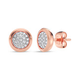 Photo of Cary 1/10 Carat T.W. Lab Grown Diamond Earring 14K Rose Gold [CE1912R]