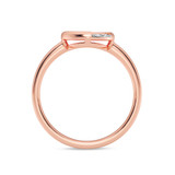 Photo of Amelia 1/20 ct tw. Lab Grown Diamond Circle Cluster Engagement Ring 14K Rose Gold [BT1902RE-C000]