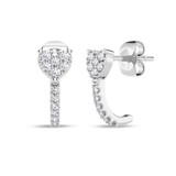 Photo of Rosel 1/10 Carat T.W. Lab Grown Diamond Earring 10K White Gold [CE1897W]