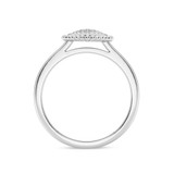 Photo of Brooke 1/10 ct tw. Lab Grown Diamond Heart Cluster Engagement Ring 14K White Gold [BT1909WE-C000]