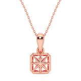 Photo of Brianna 1/6 Carat T.W. Lab Grown Diamond Pendant 14K Rose Gold [CP1907R]