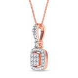 Photo of Agatha 1/5 Carat T.W. Lab Grown Diamond Pendant 10K Rose Gold [CP1900R]