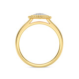 Photo of Brooke 1/10 ct tw. Lab Grown Diamond Heart Cluster Engagement Ring 10K Yellow Gold [BT1909YE-C000]