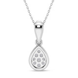 Photo of Beatrix 1/7 CT. T.W. Lab Grown Diamond Pendant 14K White Gold [CP1905W]