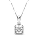 Photo of Brianna 1/6 Carat T.W. Lab Grown Diamond Pendant 10K White Gold [CP1907W]