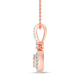 Photo of Agatha 1/5 CT. T.W. Lab Grown Diamond Pendant 14K Rose Gold [CP1900R]