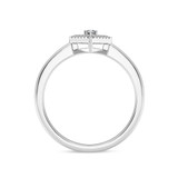Photo of Ava 1/10 ct tw. Lab Grown Diamond Kite Cluster Engagement Ring 10K White Gold [BT1904WE-C000]