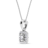 Photo of Brianna 1/6 Carat T.W. Lab Grown Diamond Pendant 14K White Gold [CP1907W]