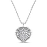 Photo of Brooke 1/10 CT. T.W. Lab Grown Diamond Pendant 10K White Gold [CP1909W]