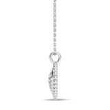 Photo of Brooke 1/10 CT. T.W. Lab Grown Diamond Pendant 10K White Gold [CP1909W]