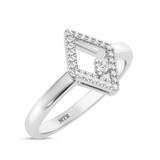 Photo of Ava 3/8 ct tw. Lab Grown Kite Cluster Ring Set 14K White Gold [BT1904WE-C000]