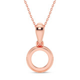 Photo of Amelia 1/7 ct tw. Lab Grown Circle Cluster Ring Set 14K Rose Gold [CP1902R]