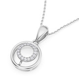 Photo of Bertha 1/5 ct tw. Lab Grown Oval Cluster Ring Set 14K White Gold [CP1906W]