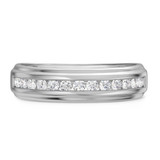 Photo of Elsy 3/4 ct tw. Lab Grown Diamond His and Hers Matching Wedding Band Set 14K White Gold [BT1661WM]