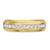 Photo of Elsy 3/4 ct tw. Lab Grown Diamond Wedding Band Set 14K Yellow Gold [BT1661YM]