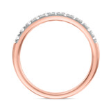 Photo of Elsy 3/4 ct tw. Lab Grown Diamond Wedding Band Set 10K Rose Gold [BT1661RL]