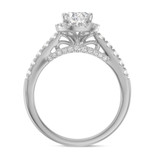 Photo of Elsy 1 7/8 ct tw. Lab Grown Diamond Oval Solitaire Bridal Set 10K White Solid Gold [BT1661WE-I095]