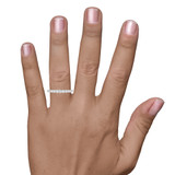 Photo of Milla 1 1/4 ct tw. Lab Grown Diamond Wedding Band Set 14K White Gold [BT1665WL] [HT-2]