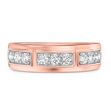 Photo of Milla 1 1/4 ct tw. Lab Grown Diamond Wedding Band Set 14K Rose Gold [BT1665RM]