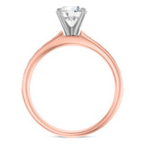 Photo of Arnie 1 1/2 ct tw. Lab Grown Diamond Round Solitaire Engagement Ring 14K Rose Gold [BT1672RE-L095]