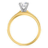 Photo of Arnie 1 1/2 ct tw. Lab Grown Diamond Round Solitaire Engagement Ring 14K Yellow Gold [BT1672YE-L095]