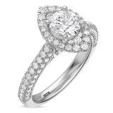 Photo of Gemma 2 1/2 ct tw. Lab Grown Diamond Round Solitaire Bridal Set 14K White Gold [BT1668WE-L095]