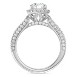 Photo of Gemma 2 1/2 ct tw. Lab Grown Diamond Round Solitaire Bridal Set 14K White Gold [BT1668WE-L095]
