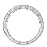 Photo of Gemma 5/8 ct tw. Lab Grown Diamond Ladies Band 10K White Gold [BT1668WL]