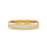 Photo of Lesha 4 7/8 ct tw. Lab Grown Diamond Round Solitaire Trio Set 10K Yellow Gold [BT1416YM]