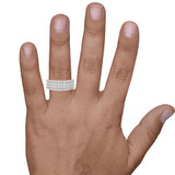 Photo of Amado 1 1/2 ct tw. Lab Grown Diamonds Mens Band 10K Rose Gold [BT1682RM] [HT-2]