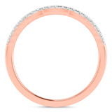 Photo of Amado 1 3/4 ct tw. Lab Grown Diamond Wedding Band Set 10K Rose Gold [BT1682RL]
