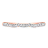 Photo of Amado 1/4 ct tw. Lab Grown Diamond Same Sex Ladies Band Set 10K Rose Gold [BT1682RL]
