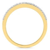 Photo of Amado 3 1/10 ct tw. Lab Grown Diamond Round Solitaire Trio Set 10K Yellow Gold [BT1682YM]