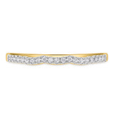 Photo of Amado 1 3/4 ct tw. Lab Grown Diamond Wedding Band Set 10K Yellow Gold [BT1682YL]