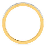 Photo of Amado 1 3/4 ct tw. Lab Grown Diamond Wedding Band Set 10K Yellow Gold [BT1682YL]