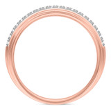 Photo of Frea 1/4 ct tw. Lab Grown Diamonds Mens Band 14K Rose Gold [BT1674RM]