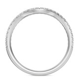 Photo of Frea 1/2 ct tw. Lab Grown Diamond Wedding Band Set 10K White Gold [BT1674WL]