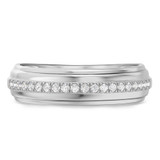 Photo of Frea 1/2 ct tw. Lab Grown Diamond Wedding Band Set 10K White Gold [BT1674WM]