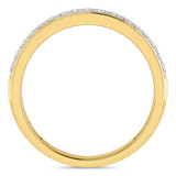 Photo of Davi 1/2 ct tw. Lab Grown Diamond Wedding Band Set 14K Yellow Gold [BT1678YM]